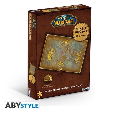 Puzzle - World Of Warcraft - Carte D'azeroth 1000 Pièces